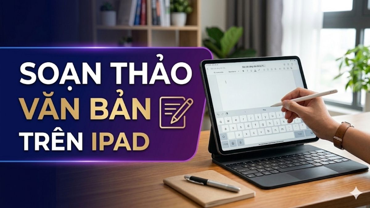 Cách soạn thảo văn bản trên iPad với ứng dụng phổ biến